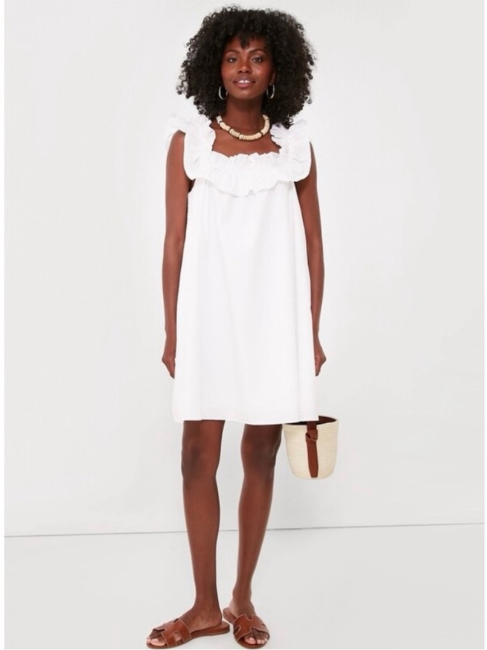 Tuckernuck Hyacinth House Ruffle Strap Maria Mini Dress, Sz Small, EUC, pockets!